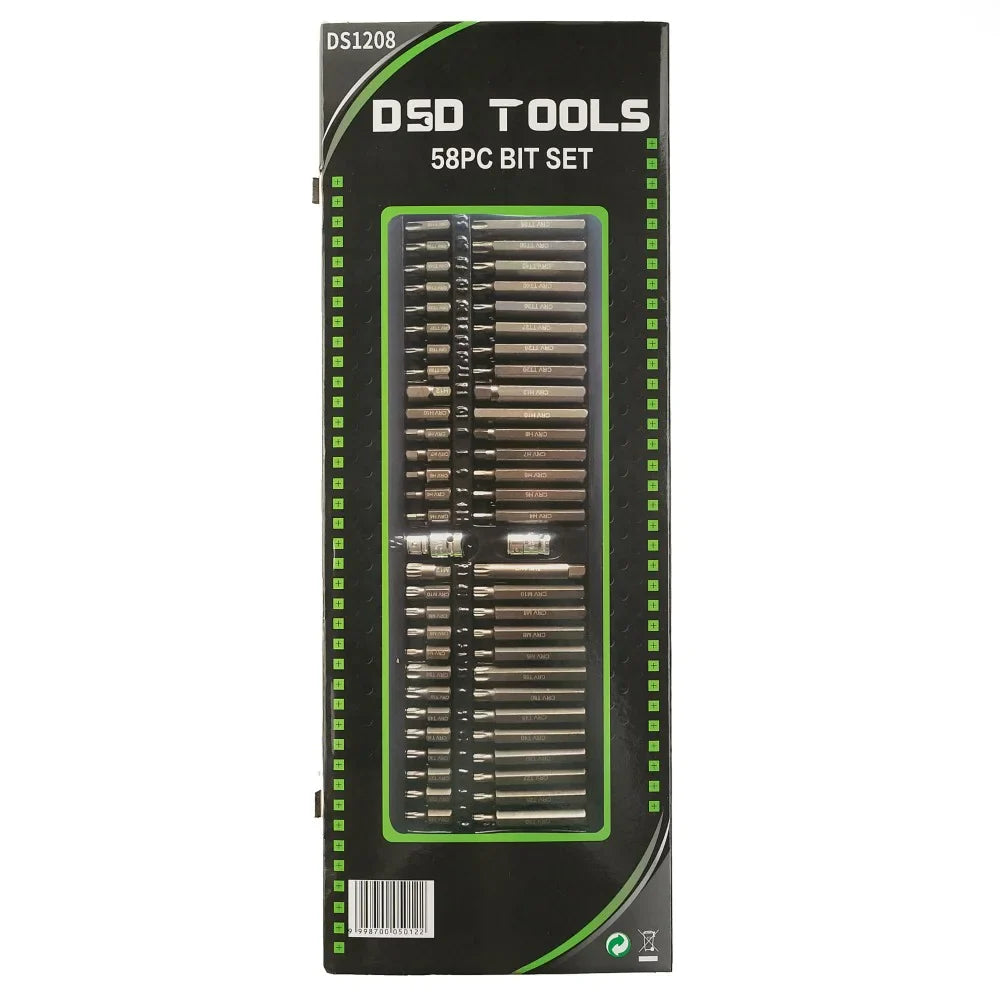 ANTGALIŲ "HEX, TORX,SPLINE" RINKINYS ,58 VNT.DS1208