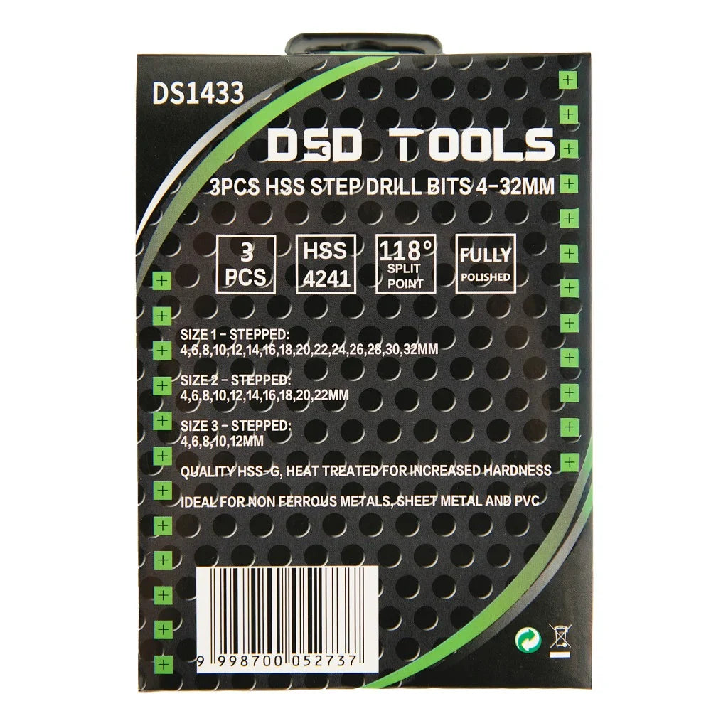 3 VNT. HSS LAIPSNINIAI GRĄŽTAI 4-32 MM DS1433