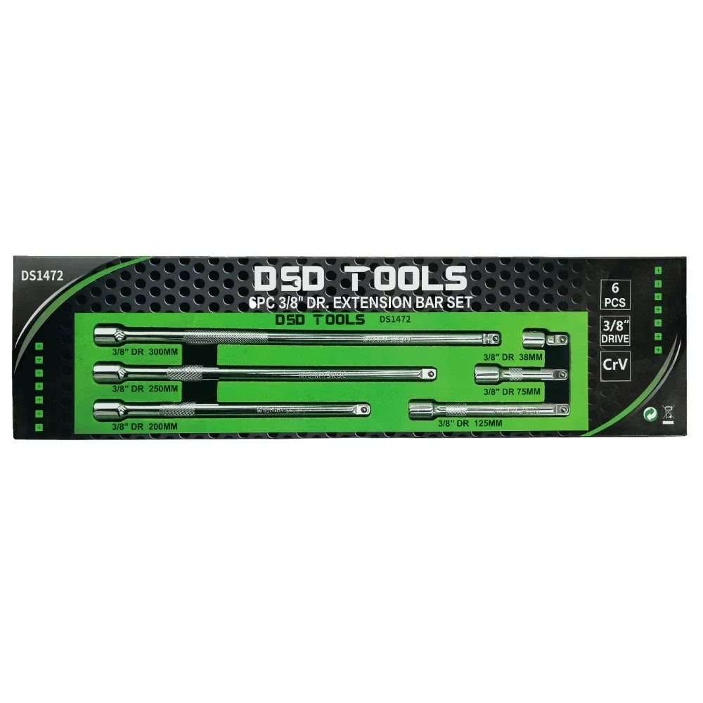 6 VNT. 3/8" PRAILGINIMŲ RINKINYS DS1472