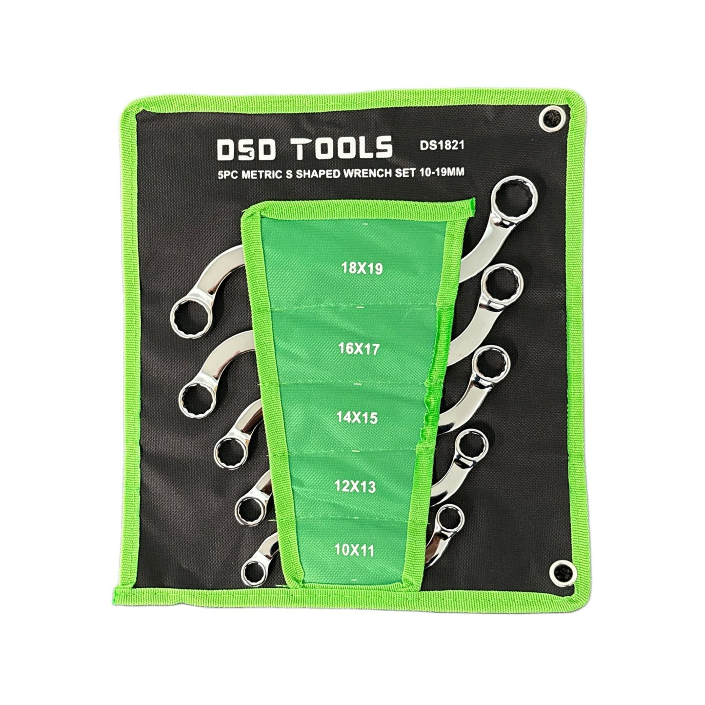 5 DALIŲ  S FORMOS RAKTŲ RINKINYS 10-19 MM DS1821