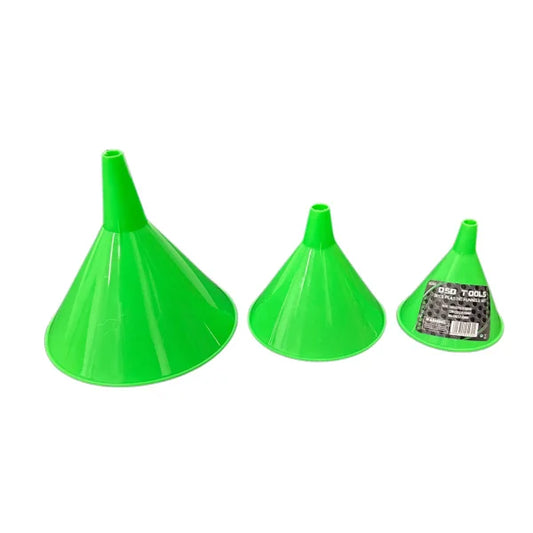 3 vnt. plastikinių piltuvėlių rinkinys  DS1581