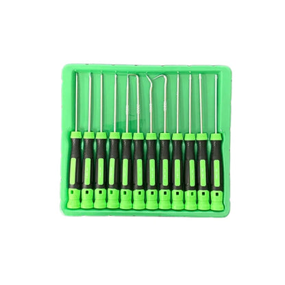 12 dalių tiksliųjų atsuktuvų ir kabliukų / adatų rinkinys DS1602