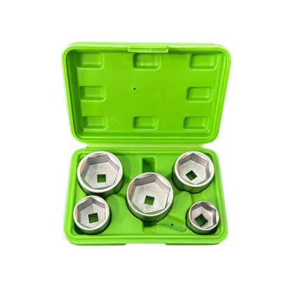 5 dalių 3/8″ pavaros žemo profilio filtrų raktų rinkinys DS1646
