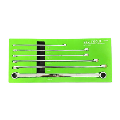 6 DALIŲ ŽIEDINIŲ RAKTŲ RINKINYS PAŽEISTOMS VERŽLĖMS 8-19MM DS1808