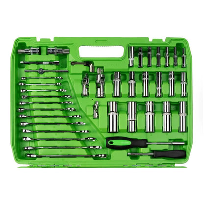 216 VNT. 1/4 3/8 1/2 PAVAROS METRINIS SUPER LOCK GALVUČIŲ RINKINYS  DS1035