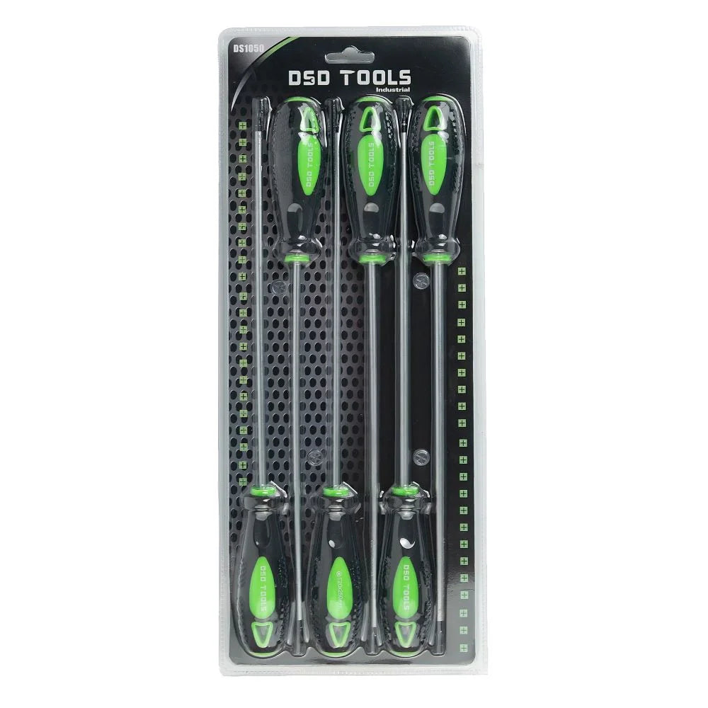 6 DALIŲ YPAČ ILGŲ ŽVAIGŽDINIŲ (TORX) ATSUKTUVŲ RINKINYS DS1050