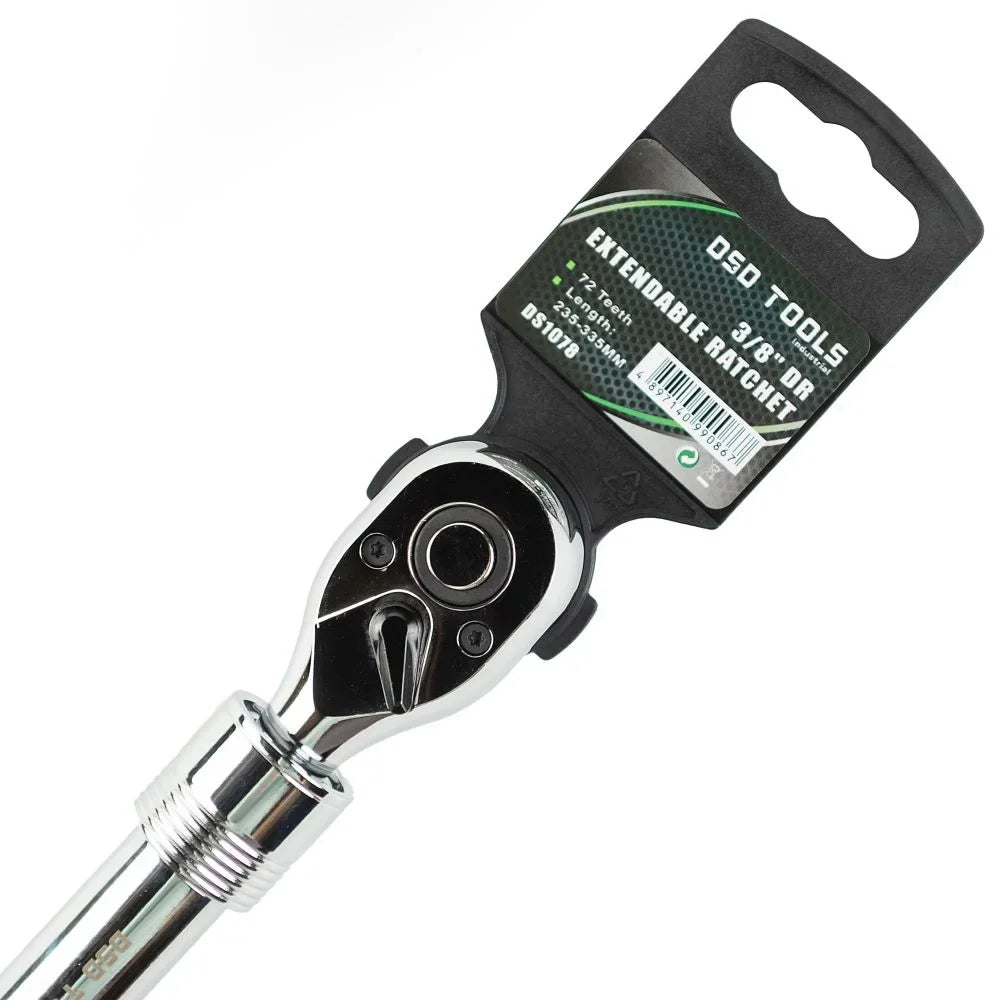 3/8" PAVAROS 72 DANTŲ TELESKOPINĖ TERKŠLĖ DS1078