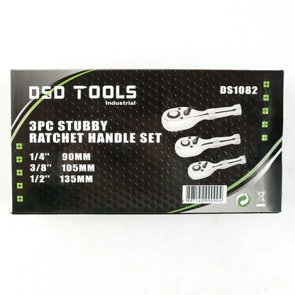 3 DALIŲ TRUMPŲ TERKŠLIŲ RINKINYS 1/4", 1/2", 3/8" DS1082