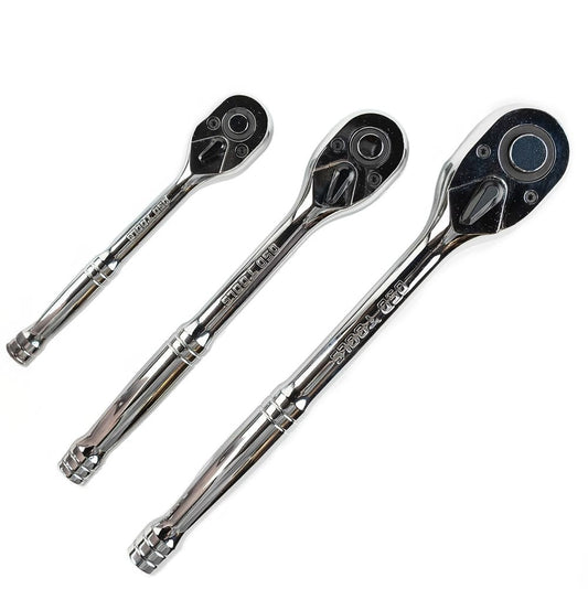 3-PIECE RATCHET SET 1/4" - 3/8" - 1/2" DS1084