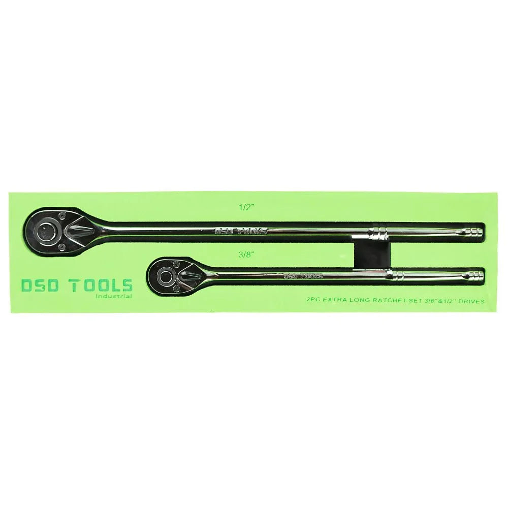 2 VNT. YPAČ ILGAS TERKŠLIŲ RINKINYS 3/8" IR 1/2" JUNGTIMS DS1086