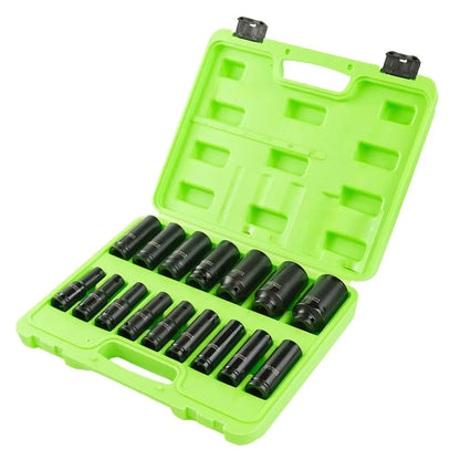 1/2" PAVAROS 6 BRIAUNŲ EUROPIETIŠKOS SMŪGINĖS GALVUTĖS, 16VNT DS1100