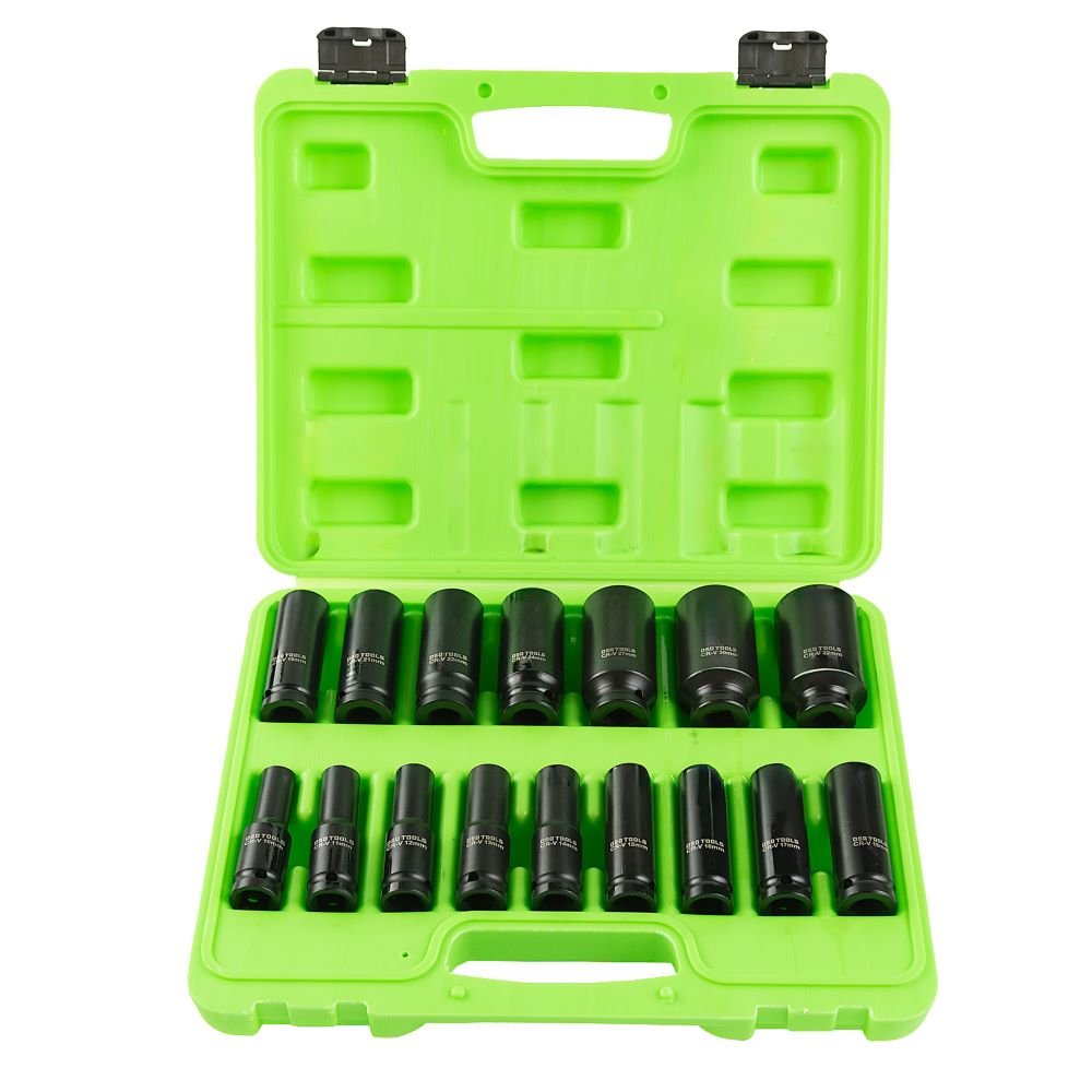 1/2" PAVAROS 6 BRIAUNŲ EUROPIETIŠKOS SMŪGINĖS GALVUTĖS, 16VNT DS1100