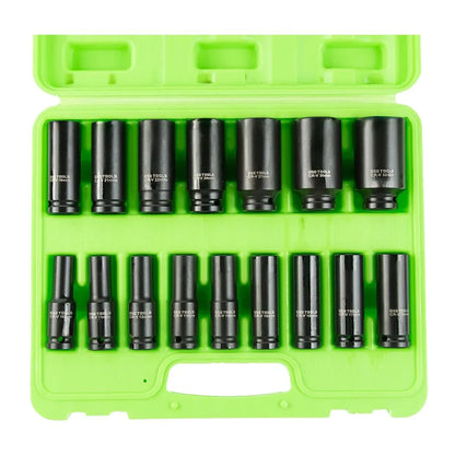 1/2" PAVAROS 6 BRIAUNŲ EUROPIETIŠKOS SMŪGINĖS GALVUTĖS, 16VNT DS1100