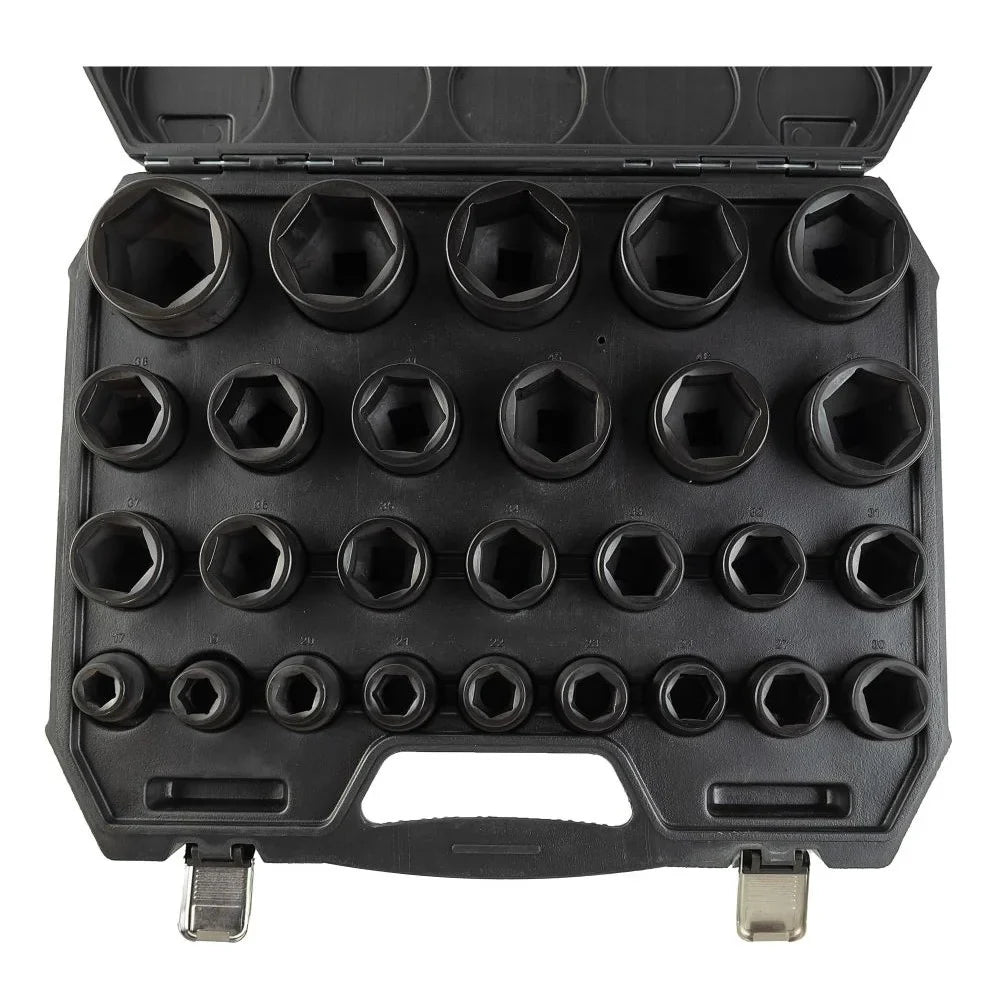 3/4" PAVAROS 6 BRIAUNŲ SMŪGINIŲ GALVUČIŲ RINKINYS, 27 VNT.  DS1104