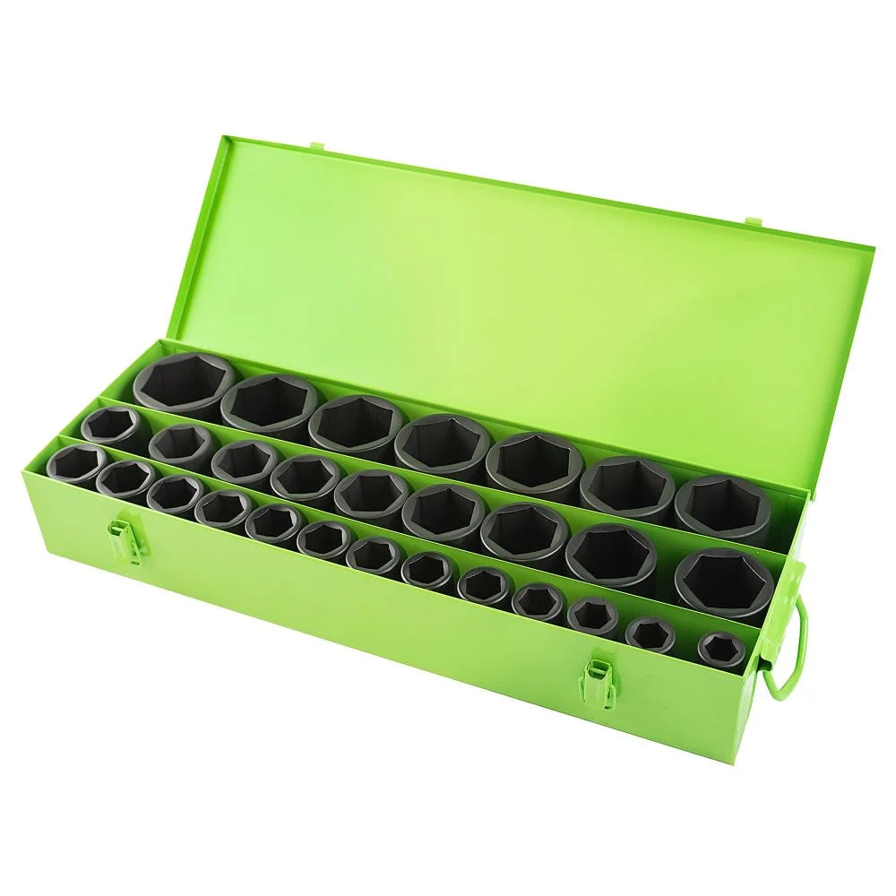 3/4" PAVAROS 6 BRIAUNŲ GILIŲ SMŪGINIŲ GALVUČIŲ RINKINYS,29 VNT.  DS1105