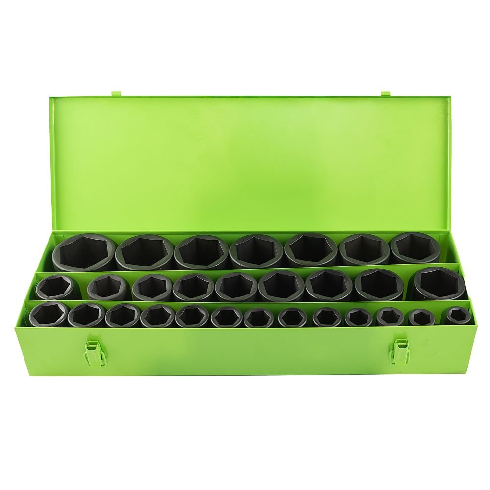 3/4" PAVAROS 6 BRIAUNŲ GILIŲ SMŪGINIŲ GALVUČIŲ RINKINYS,29 VNT.  DS1105