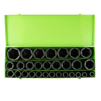 3/4" PAVAROS 6 BRIAUNŲ GILIŲ SMŪGINIŲ GALVUČIŲ RINKINYS,29 VNT.  DS1105