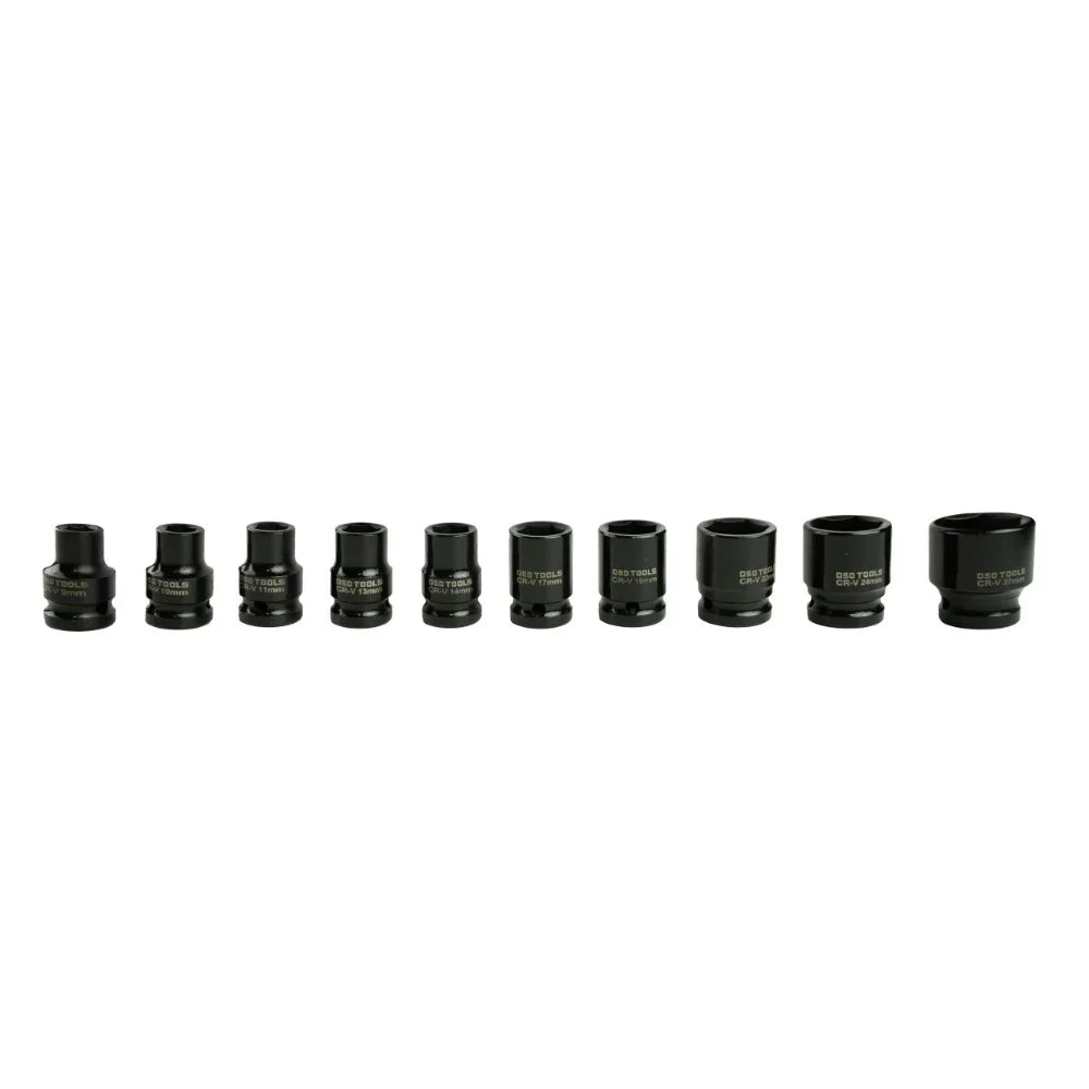 1/2" PAVAROS NEGILIOS SMŪGINĖS HEX METRINĖS GALVUTĖS,10 VNT.   DS1110