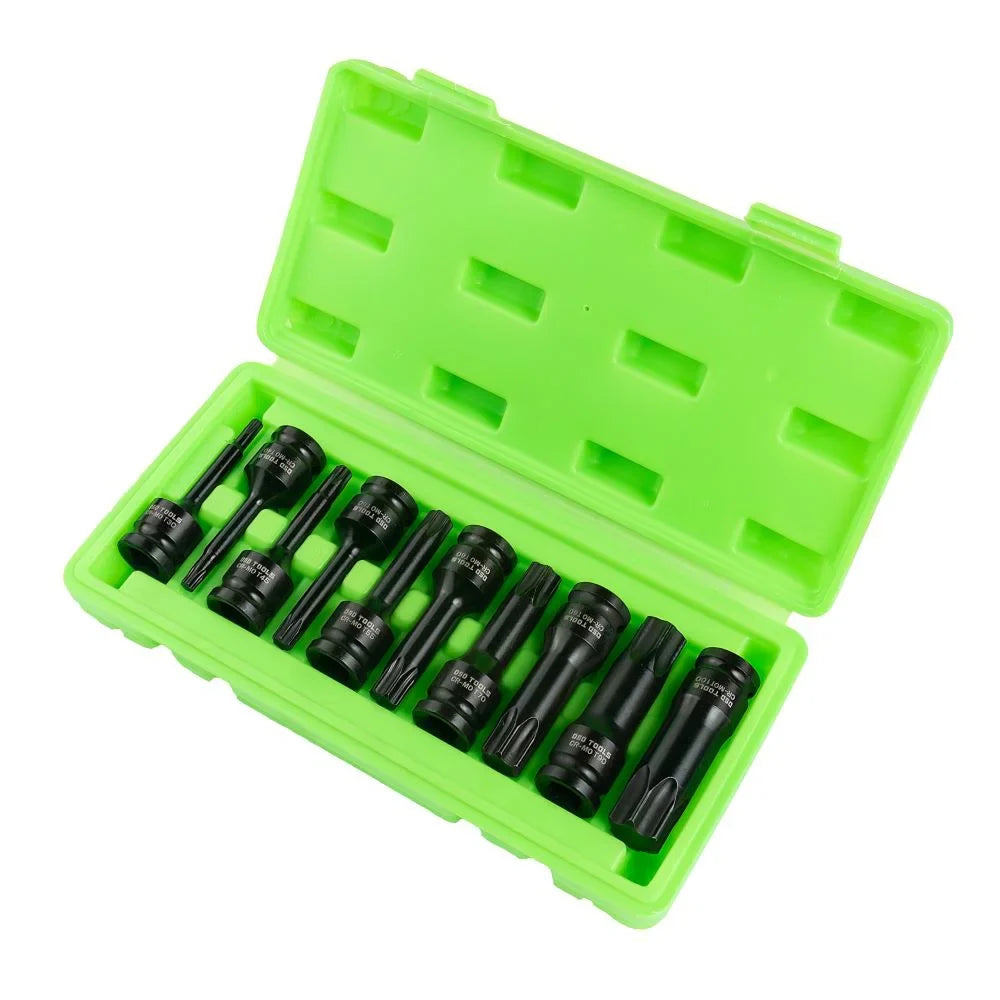 1/2" PAVAROS SMŪGINĖS TORX ANTGALIŲ GALVUTĖS 10 VNT.  DS1118