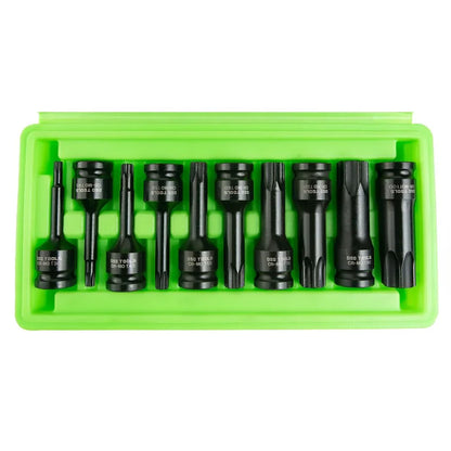 1/2" PAVAROS SMŪGINĖS TORX ANTGALIŲ GALVUTĖS 10 VNT.  DS1118