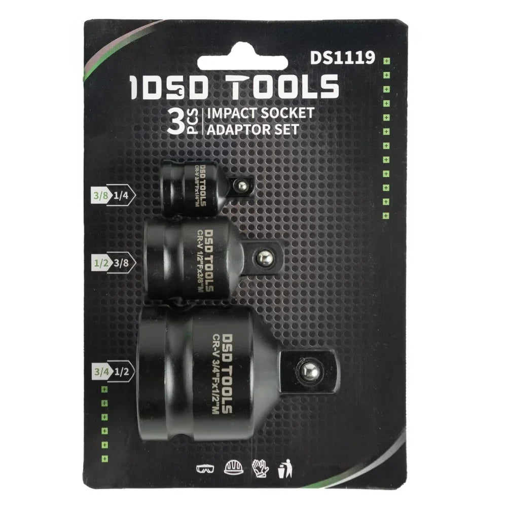 SMŪGINIŲ GALVUČIŲ ADAPTERIŲ RINKINYS 3VNT. DS1119