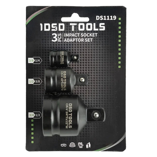 SMŪGINIŲ GALVUČIŲ ADAPTERIŲ RINKINYS 3VNT. DS1119