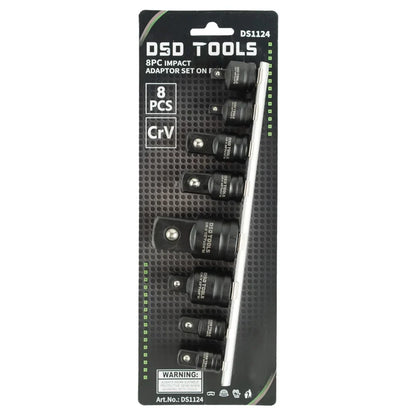 SMŪGINIŲ ADAPTERIŲ RINKINYS SU LAIKIKLIU 8VNT DS1124