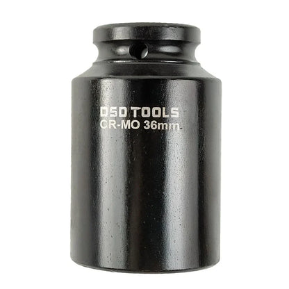 1/2" PAVAROS SMŪGINĖ GILI 36 MM 12-BRIAUNŲ STEBULĖS VERŽLĖS GALVUTĖ DS1138