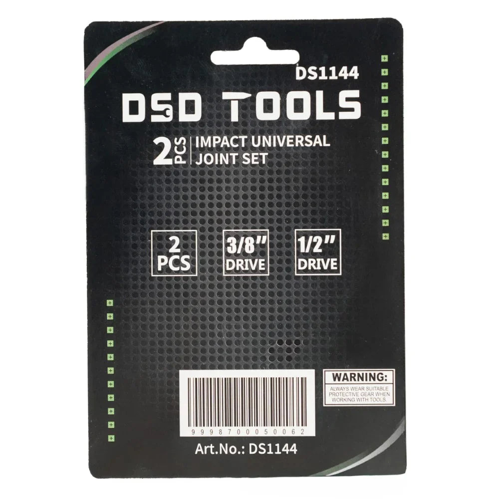 3/8" IR 1/2" PAVARŲ 2 DALIŲ SMŪGINIŲ KARDANINIŲ JUNGČIŲ RINKINYS DS1144