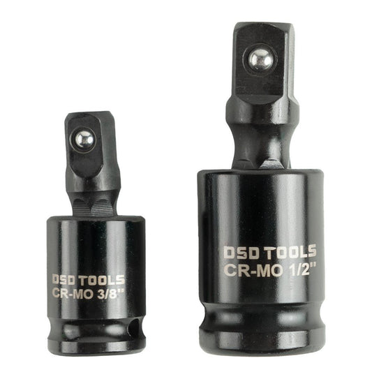 3/8" IR 1/2" PAVARŲ 2 DALIŲ SMŪGINIŲ KARDANINIŲ JUNGČIŲ RINKINYS DS1144