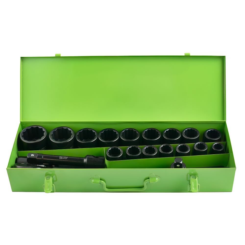 3/4"PAVAROS 12 BRIAUNŲ SMŪGINĖS GALVUTĖS 21 VNT. DS1146