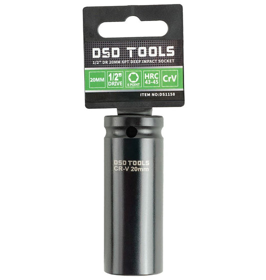 1/2" PAVAROS 20 MM 6 BRIAUNŲ ILGA SMŪGINĖ GALVUTĖ DS1158