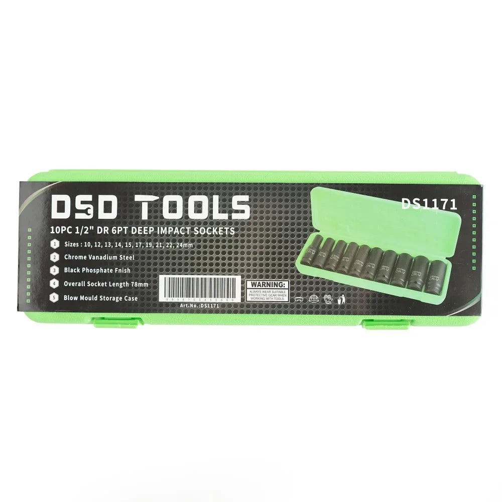 1/2" PAVAROS ILGOS SMŪGINĖS GALVUTĖS, METRINĖS, 10VNT DS1171