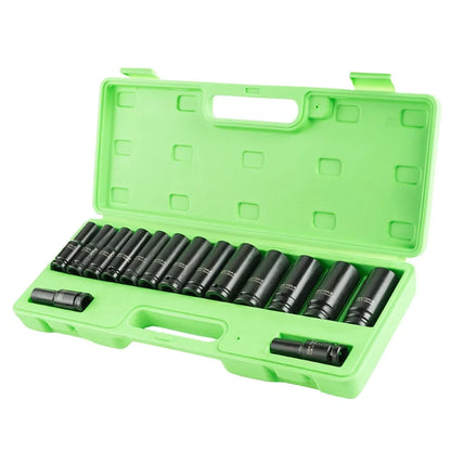 1/2" PAVAROS ILGOS SMŪGINĖS METRINĖS GALVUTĖS 10-24 MM,15 VNT. DS1172