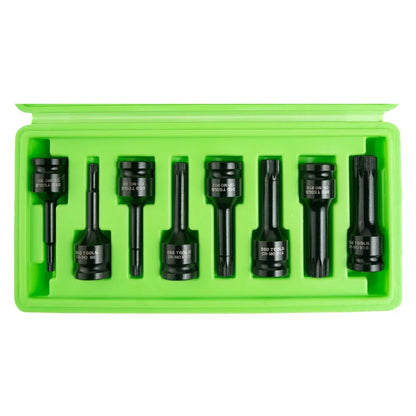 1/2" PAVAROS SMŪGINĖS "SPLINE"ANTGALINIAI-GALVUTĖS ,8 VNT. DS1180