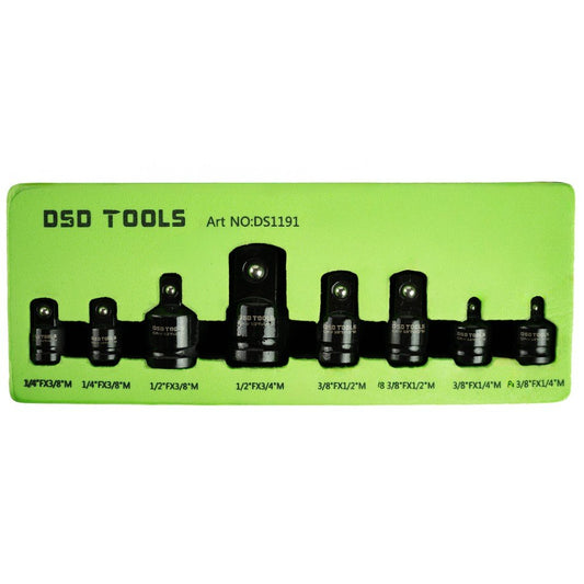 SMŪGINIŲ ADAPTERIŲ RINKINYS EVA DĖKLE, 8VNT. DS1191