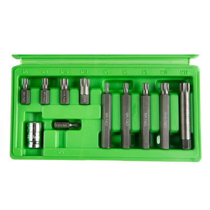 3/8" PAVAROS "SPLINE" ANTGALIŲ RINKINYS,11VNT. DS1215
