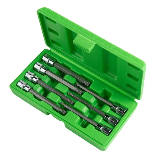 3/8" DRIVE 110 MM (LENGTH) SPLINE BIT SOCKET SET, 7 PCS. DS1227