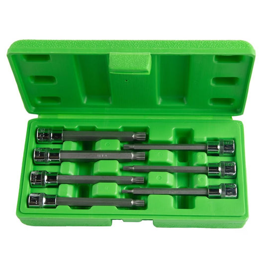 3/8" DRIVE 110 MM (LENGTH) SPLINE BIT SOCKET SET, 7 PCS. DS1227