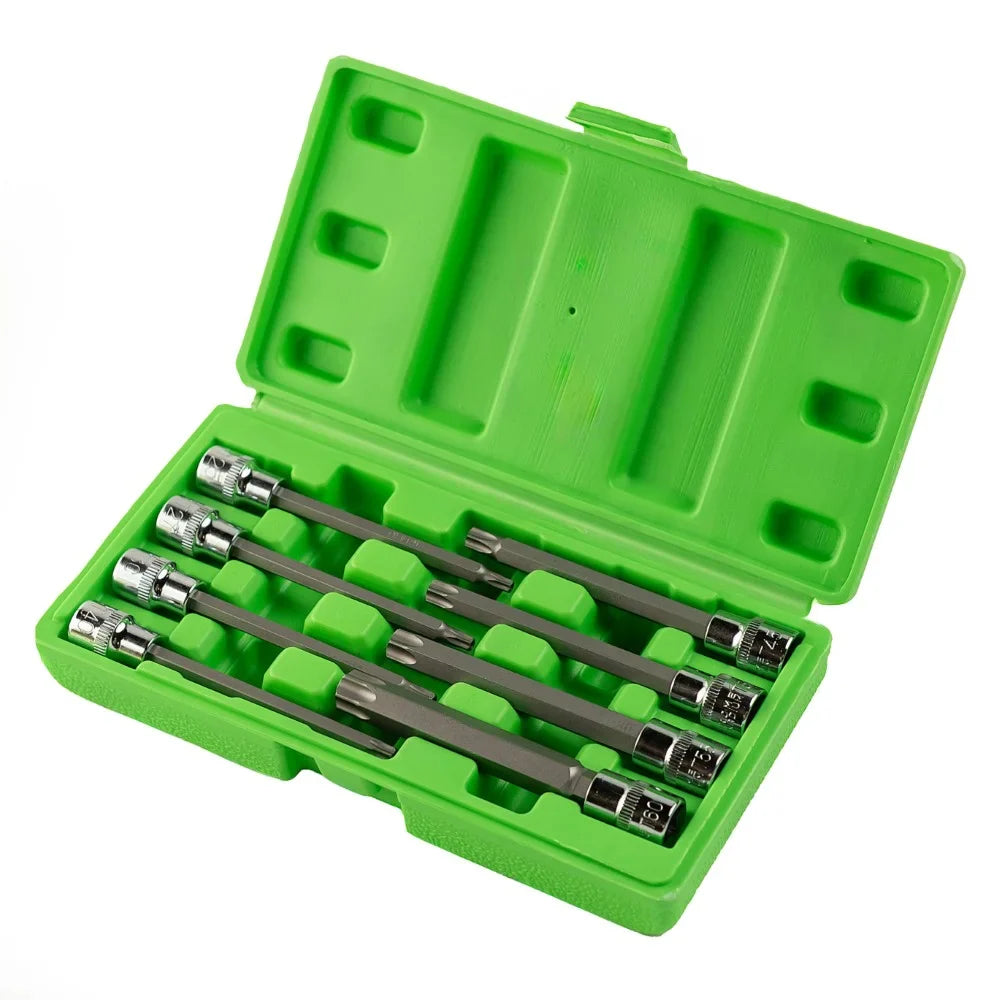 3/8" PAVAROS 110 MM ILGIO "TORX" GALVUTĖS-ANTGALIAI,8 VNT.   DS1228