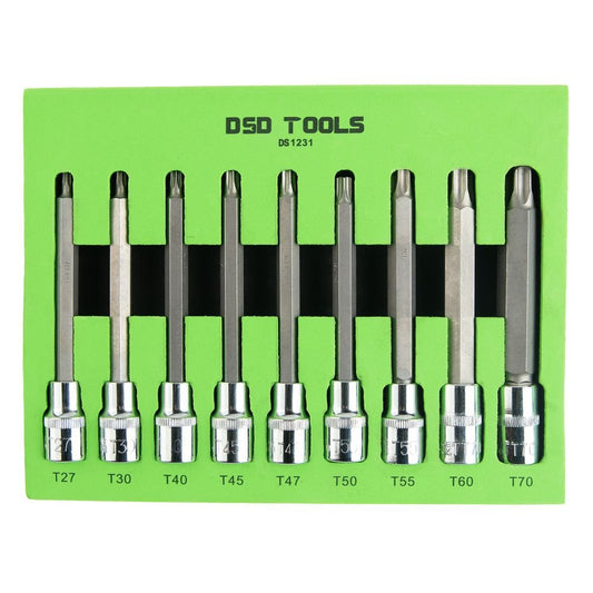1/2" STAR BIT SOCKETS 9pc. DS1231