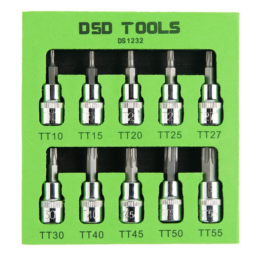 10 PC. 3/8″ STAR BIT SOCKET SET DS1232