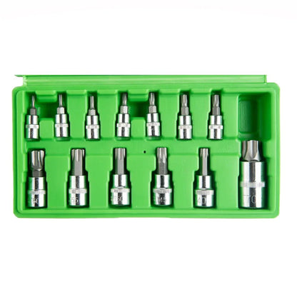 ŽVAIGŽDUTINIŲ "TORX" GALVUČIŲ-ANTGALIŲ  RINKINYS,13 VNT.  DS1235