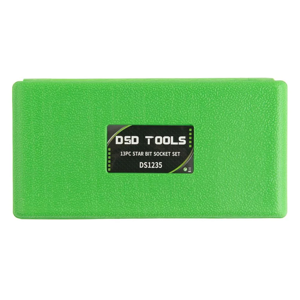 ŽVAIGŽDUTINIŲ "TORX" GALVUČIŲ-ANTGALIŲ  RINKINYS,13 VNT.  DS1235