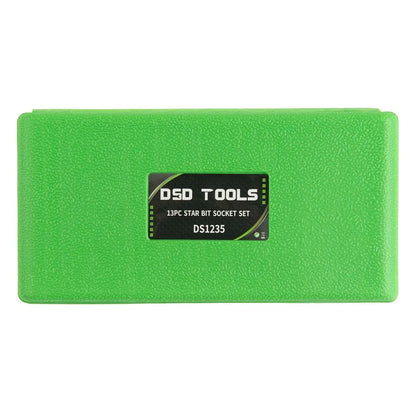 ŽVAIGŽDUTINIŲ "TORX" GALVUČIŲ-ANTGALIŲ  RINKINYS,13 VNT.  DS1235