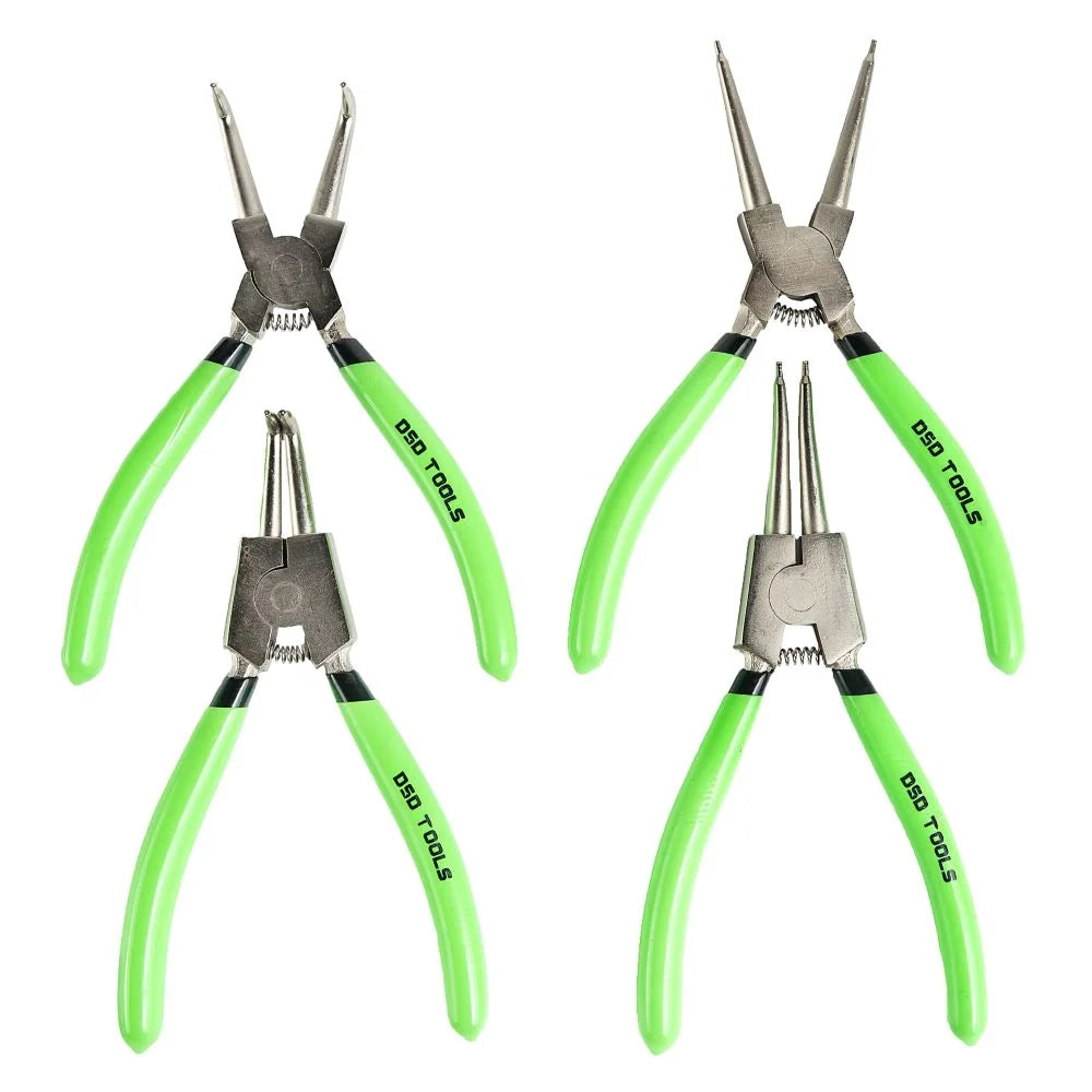 4 VNT. 180mm FIKSACINIŲ ŽIEDŲ REPLIŲ RINKINYS  (Ni-Fe danga) DS1276