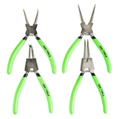 4 VNT. 180mm FIKSACINIŲ ŽIEDŲ REPLIŲ RINKINYS  (Ni-Fe danga) DS1276