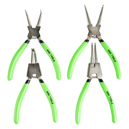 4 VNT. 180mm FIKSACINIŲ ŽIEDŲ REPLIŲ RINKINYS  (Ni-Fe danga) DS1276