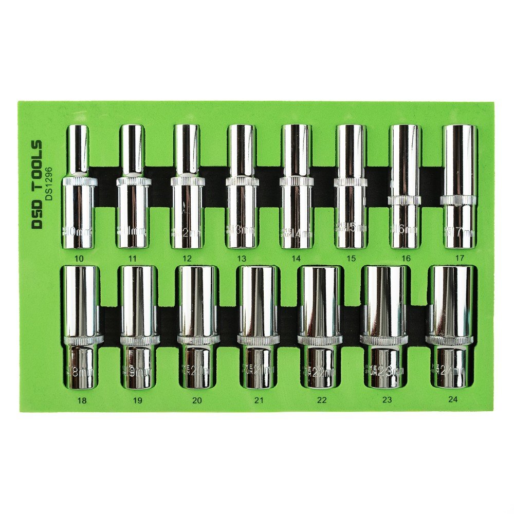 15 VNT. 1/2"  12-KAMPIAI GILOS GALVUTES 10-24 mm DS1296