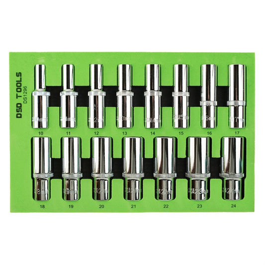15 VNT. 1/2"  12-KAMPIAI GILOS GALVUTES 10-24 mm DS1296